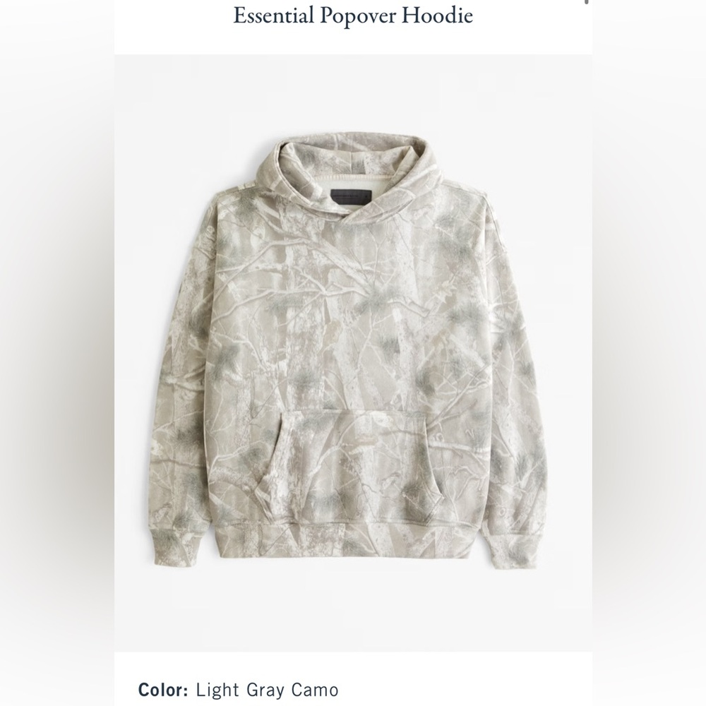 Abercrombie & Fitch Camo Essentials Popover hoodie
